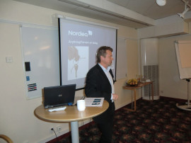 Jonas Lundblad, Nordea, in action